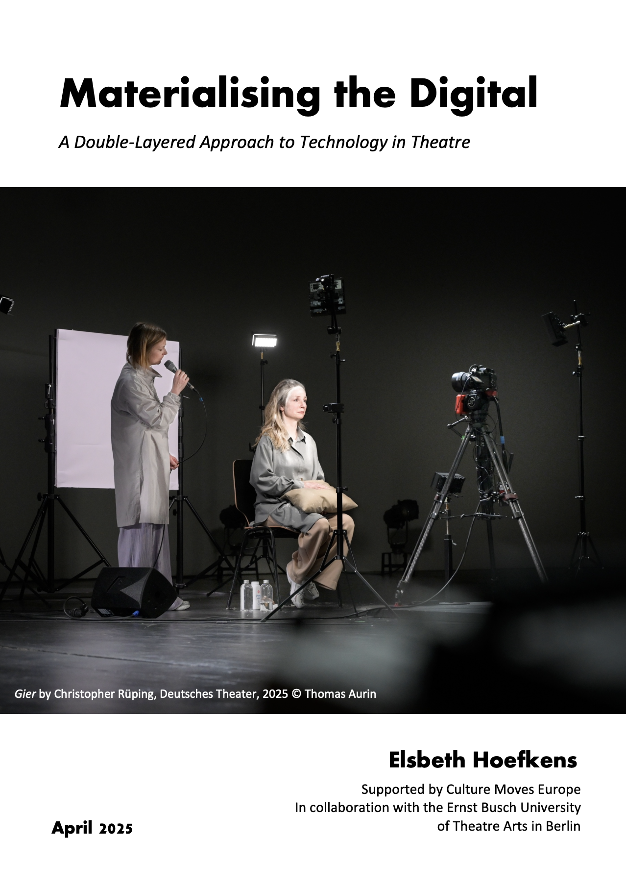 Een Dramaturgisch onderzoek naar Theater en Digitale Technologie